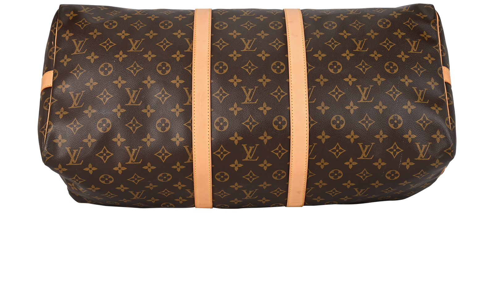 Keepall Bandouliere 55, &pound;1,050, Handbags, Brown, Canvas, Top view